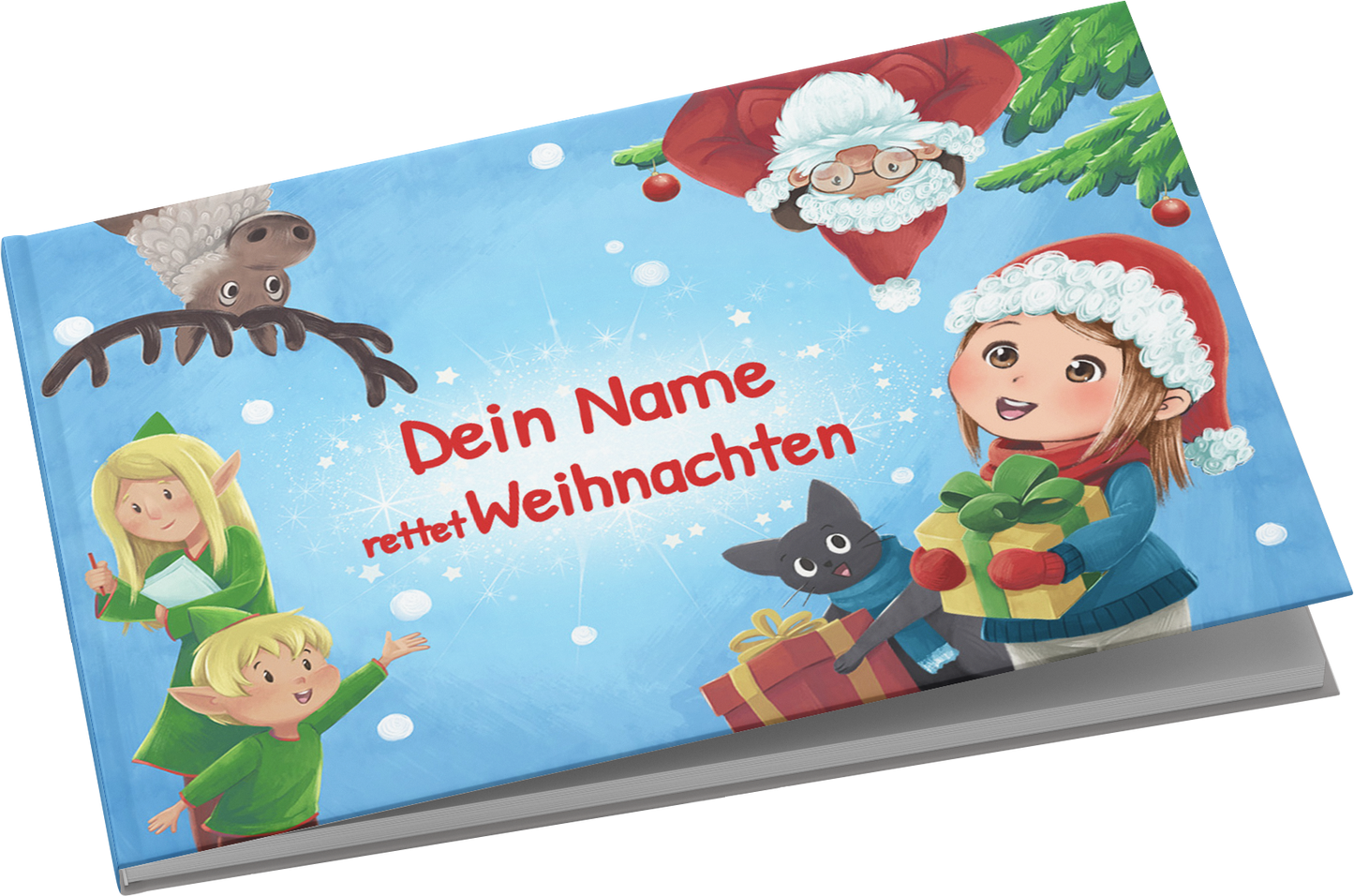 Personalized Children's Book: You Save Christmas (Softcover, Hardcover)