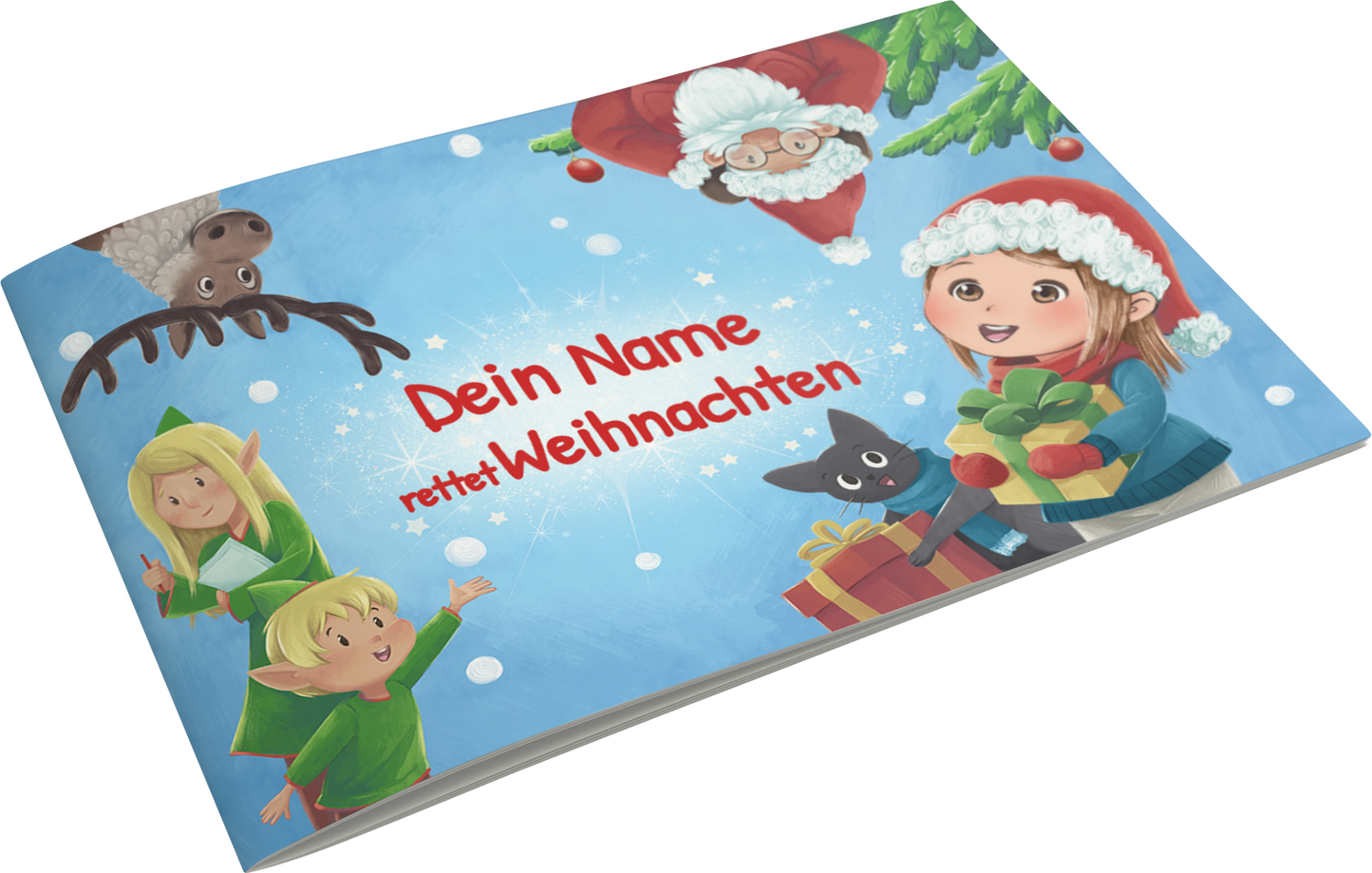 Personalized Children's Book: You Save Christmas (Softcover, Hardcover)