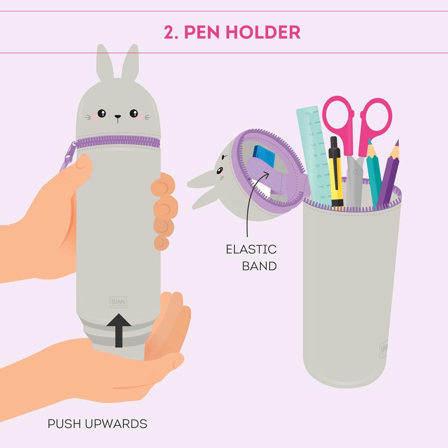 Legami Kawaii 2-in-1-Federmäppchen*