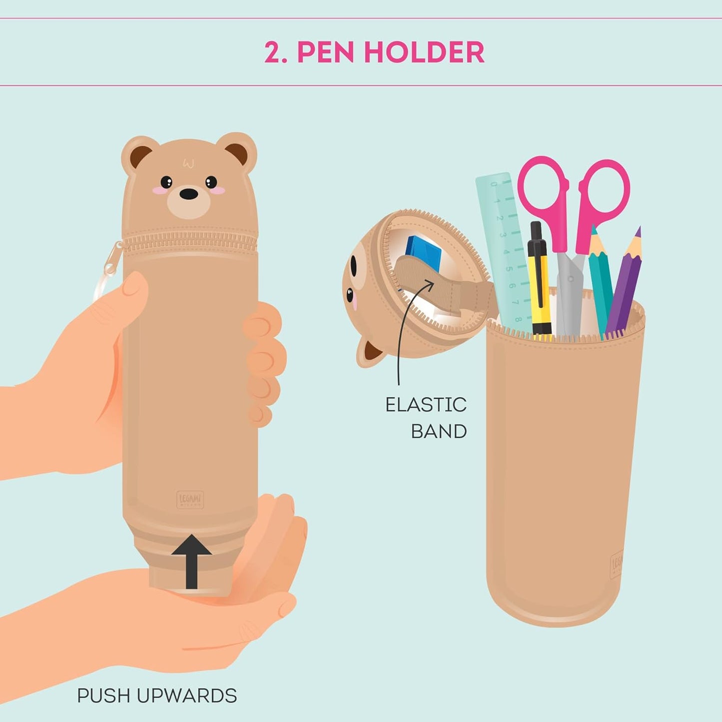 Das vielseitige Kawaii Federmäppchen von Legami – Ein Teddy Bear, der mehr kann*