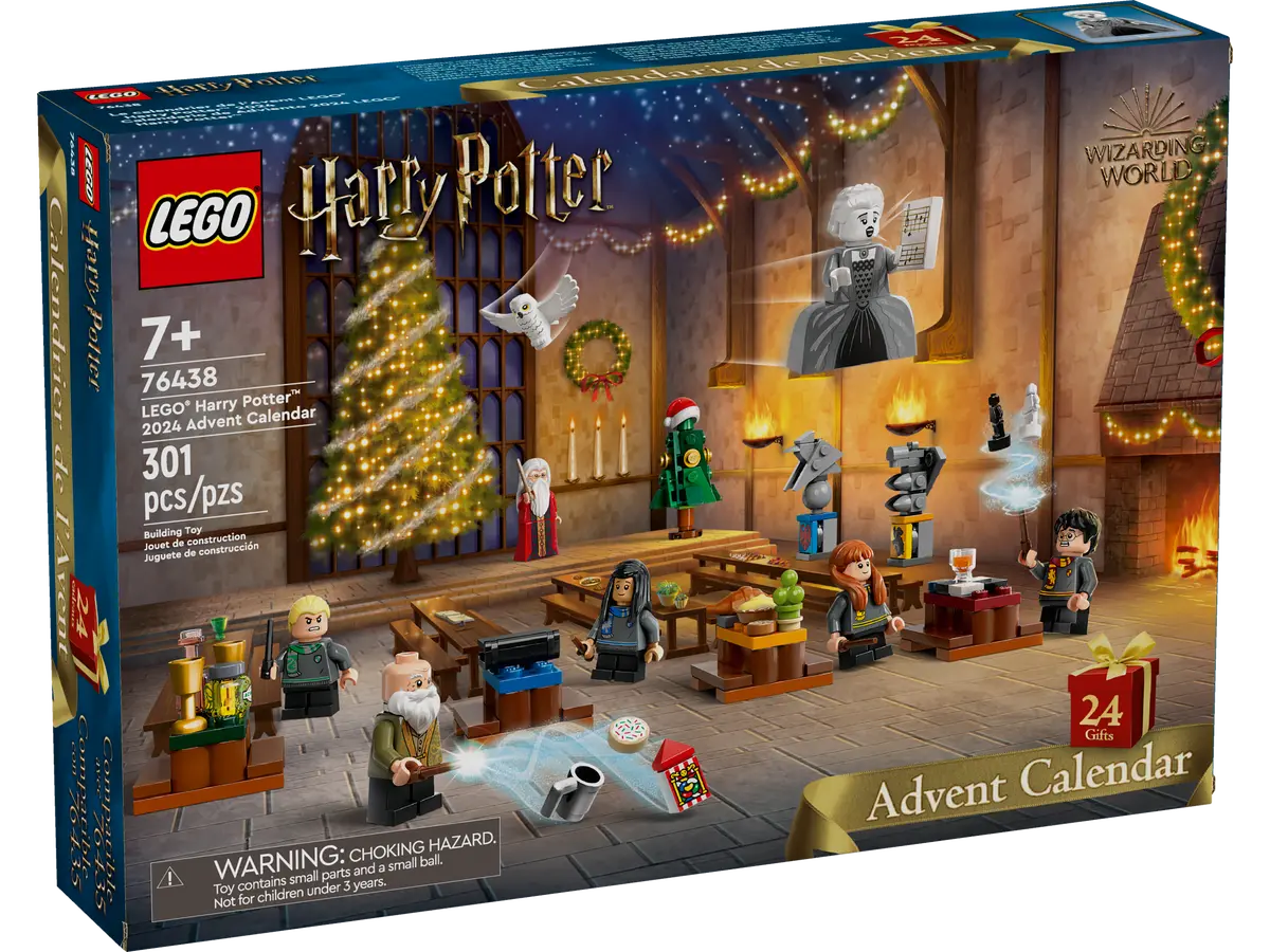 LEGO Harry Potter Adventskalender 2024 – Weihnachtskalender für Kinder mit 7 Minifiguren & 16 Hogwarts-Spielzeugen*