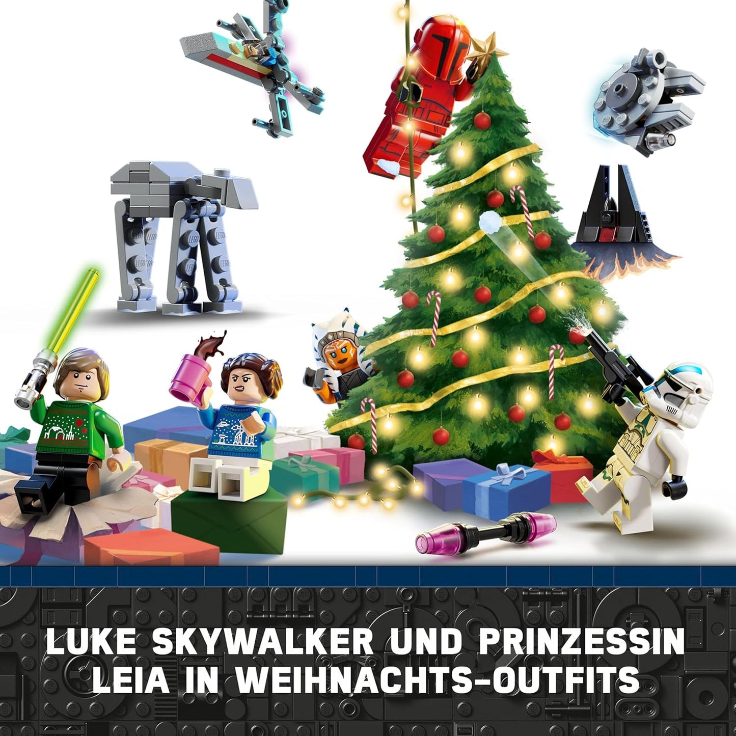 LEGO Star Wars Adventskalender 2024 mit 18 Mini-Modellen & 6 beliebten Charakteren*