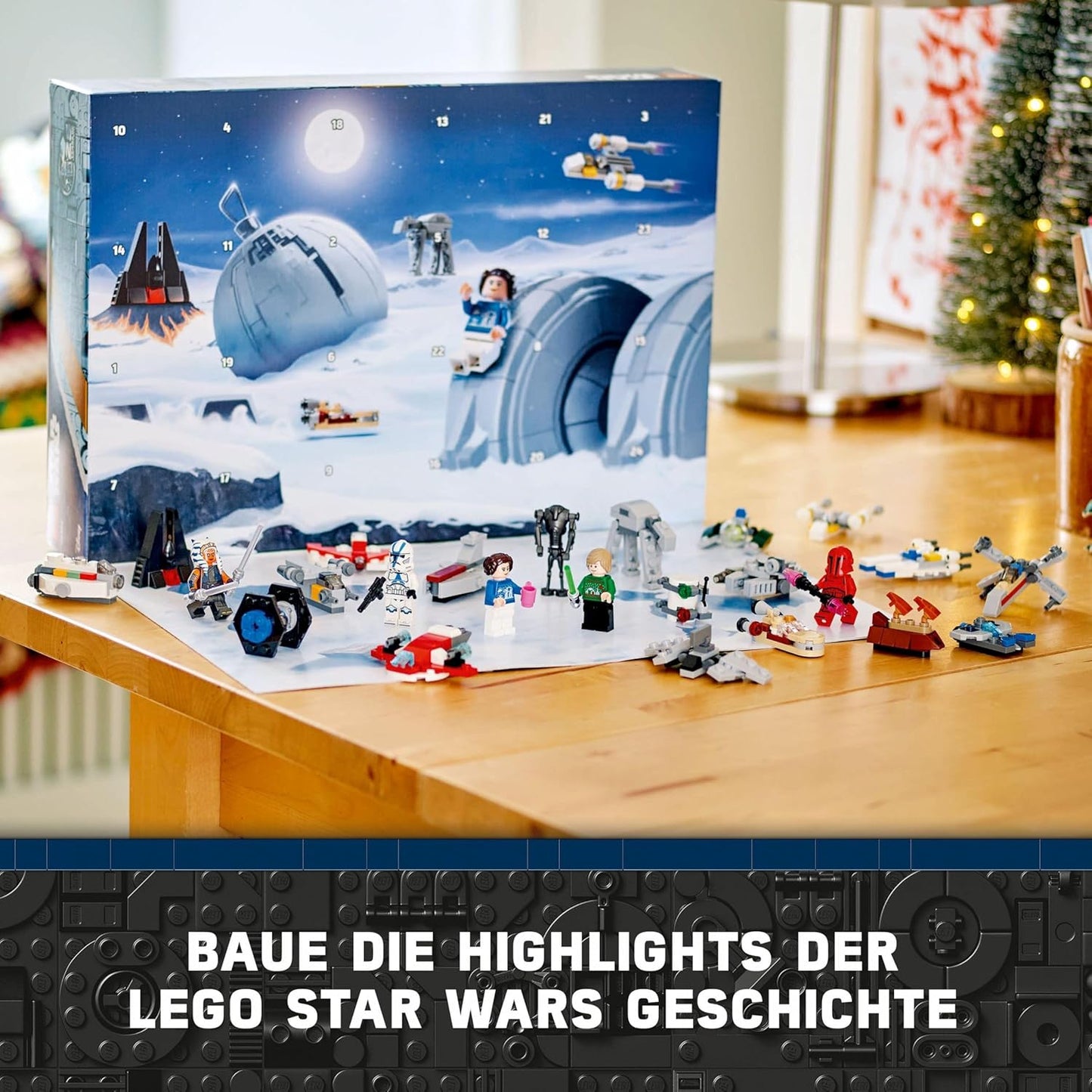 LEGO Star Wars Adventskalender 2024 mit 18 Mini-Modellen & 6 beliebten Charakteren*