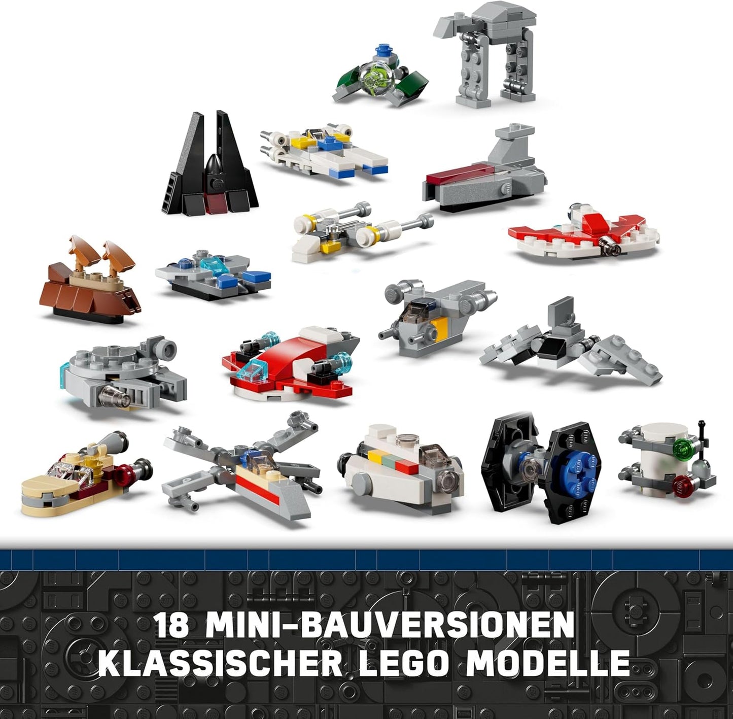 LEGO Star Wars Adventskalender 2024 mit 18 Mini-Modellen & 6 beliebten Charakteren*
