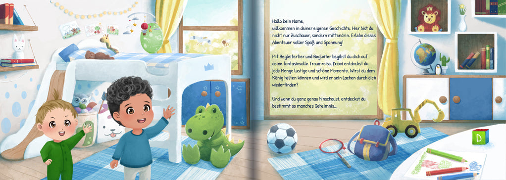 Personalisiertes Kinderbuch: Deine wundervolle Traumreise