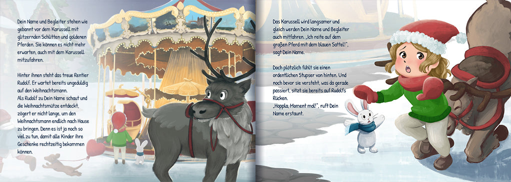 Personalized Children's Book: You Save Christmas (Softcover, Hardcover)