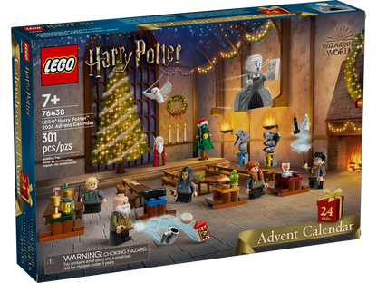 LEGO Harry Potter Adventskalender 2024 – Weihnachtskalender für Kinder mit 7 Minifiguren & 16 Hogwarts-Spielzeugen*