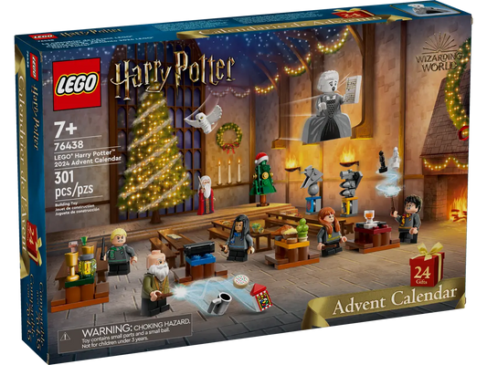 LEGO Harry Potter Adventskalender 2024 – Weihnachtskalender für Kinder mit 7 Minifiguren & 16 Hogwarts-Spielzeugen*