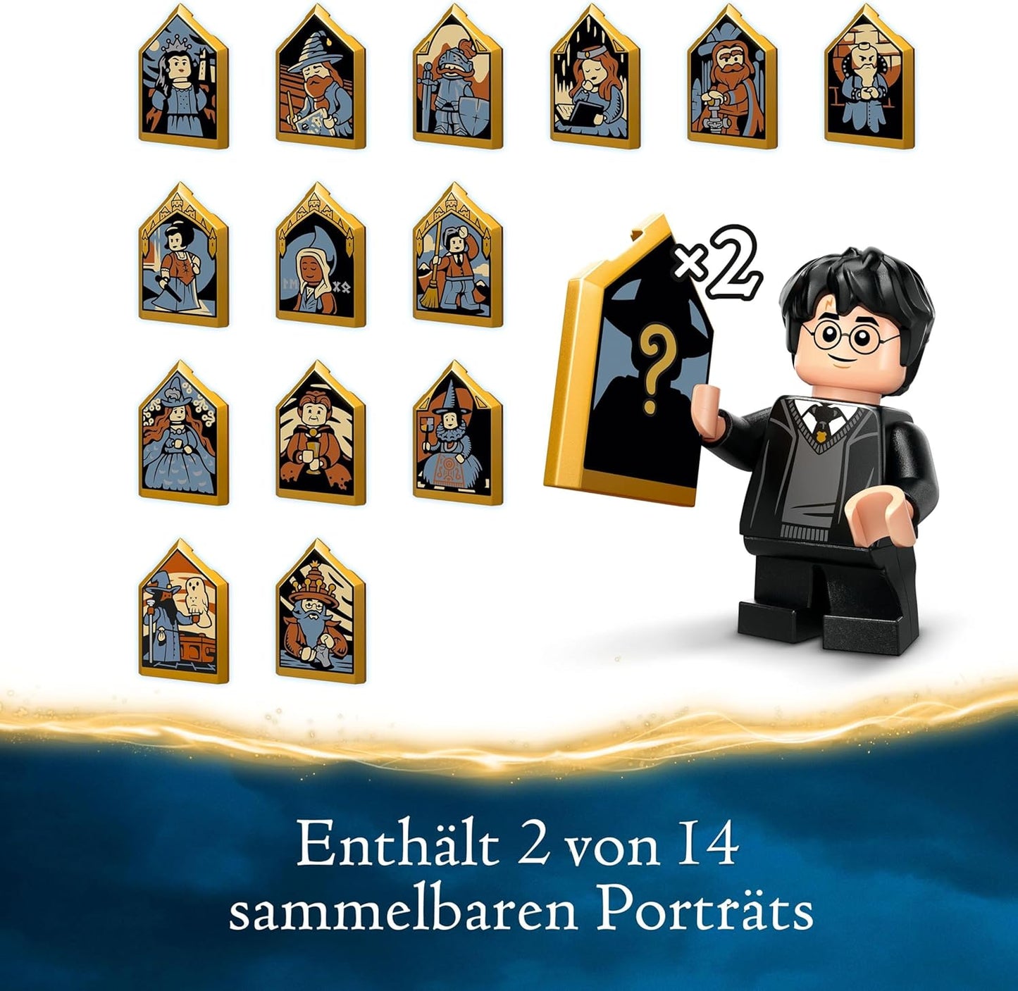 LEGO Harry Potter Adventskalender 2024 – Weihnachtskalender für Kinder mit 7 Minifiguren & 16 Hogwarts-Spielzeugen*